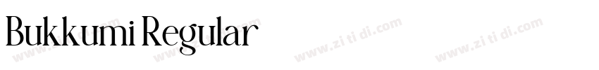 Bukkumi Regular字体转换 Bukkumi Regular字体转换